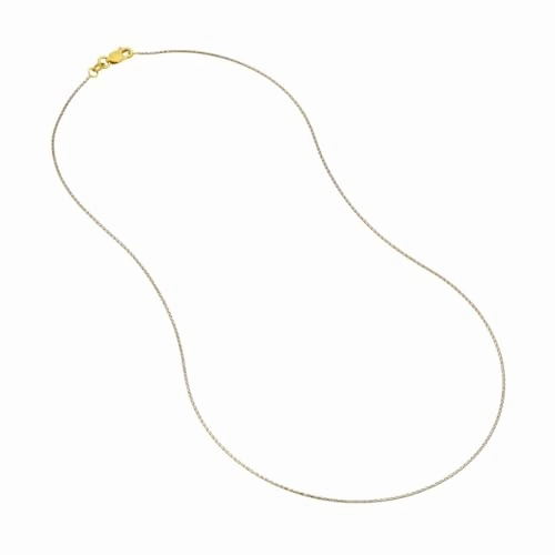 14k Two Tone Gold Diamond-cut Wheat Chain, 18 inches Close Detail Soft color