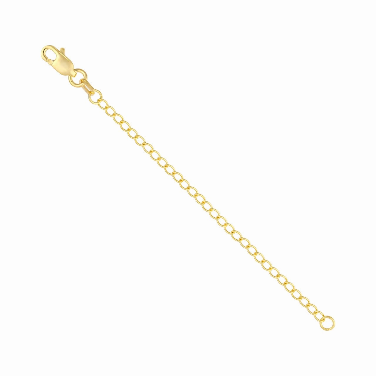 Cozy Detail Precious Appeal 14k Yellow, Rose, and White Gold Extender Chain for Necklaces or Bracelets 3-inch