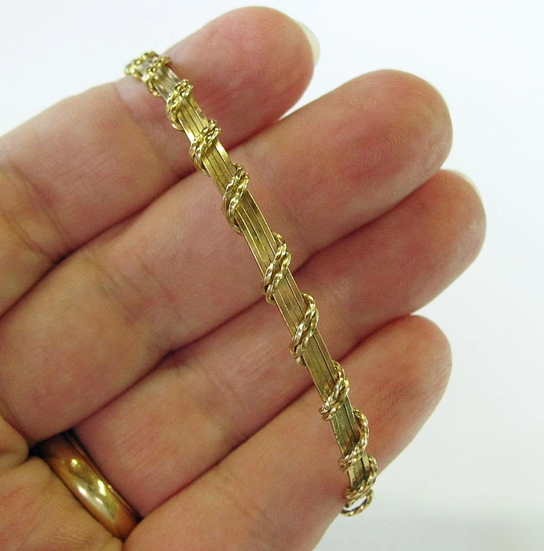 Easy Journey Whimsical Detail 14kt Gold Filled Wire Double Overwrapped Stackable Bracelet  SSSS2wa