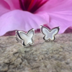 Pulelehua Butterfly Earrings Dull Accessory