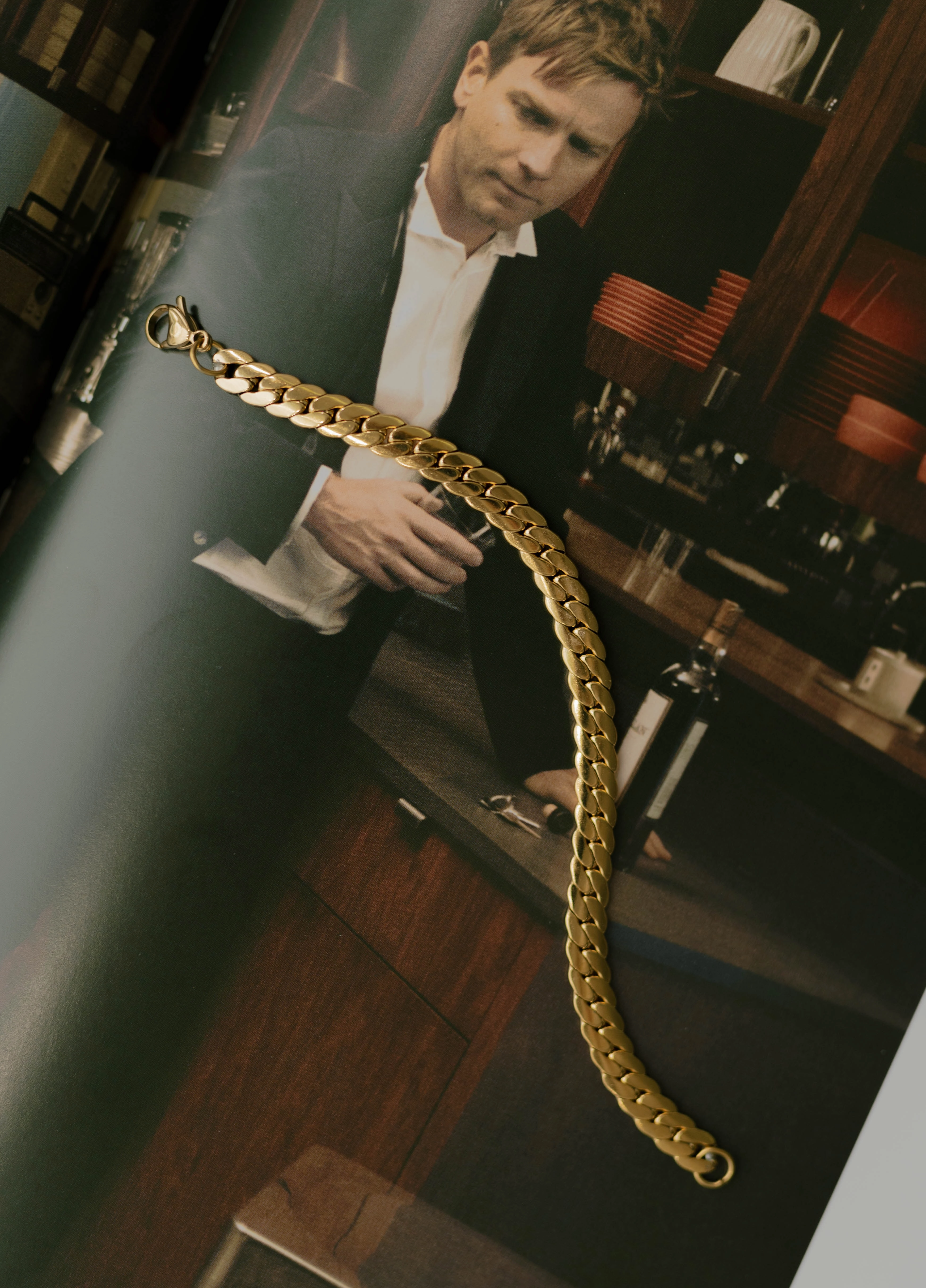 Flat Snake Bracelet ?C Gold Appropriate Fee