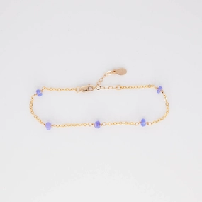 Zen Style Dynamic Design Periwinkle Opal Classic Bracelet