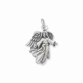 Exclusive Treasures Angel with Open Arms Sterling Silver Charm