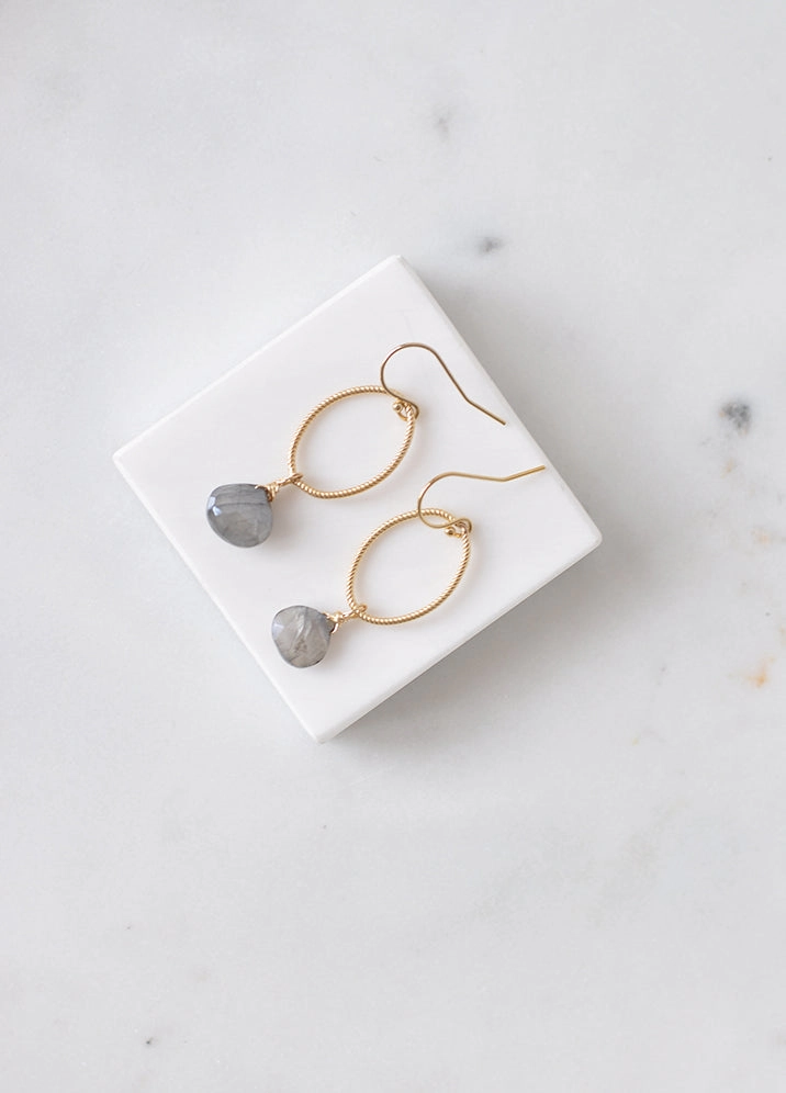 Annika Earrings Polished Finish Contemporary Aesthetic