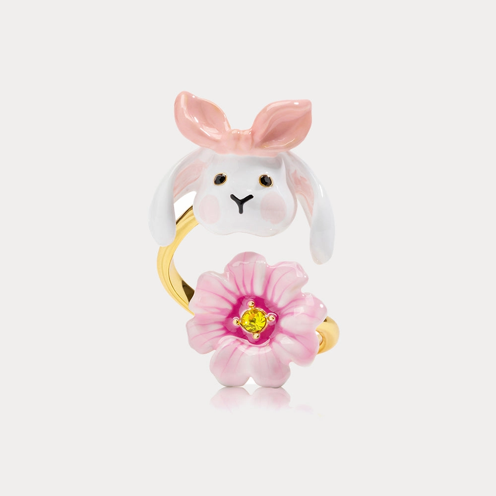 Custom Expression Wonderful Design Rabbit Ring