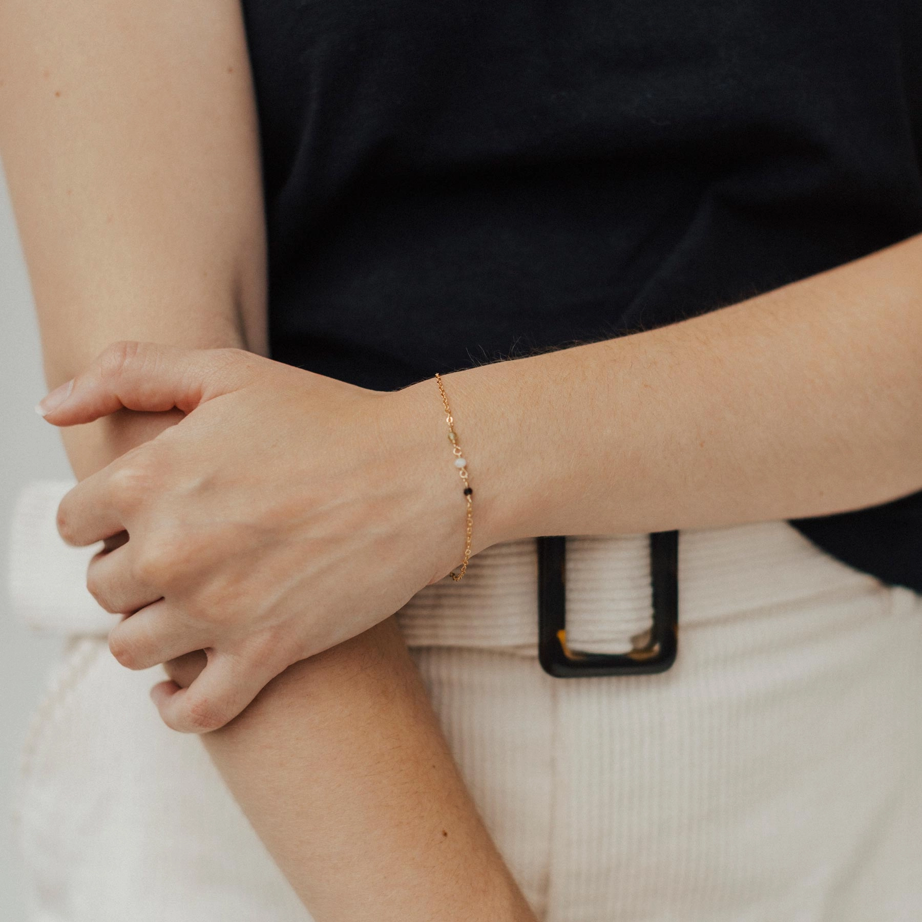 Superlative Detail Aromantic Pride Bracelet