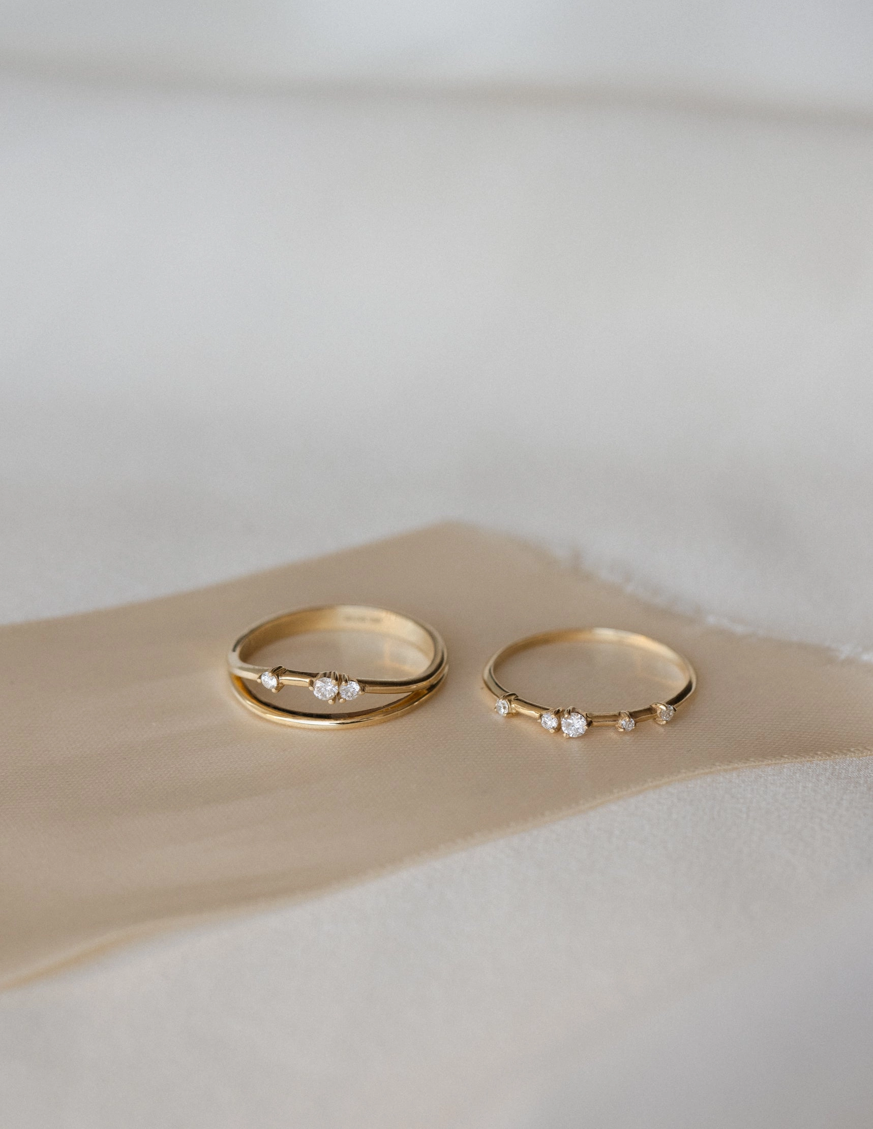 Premium Radiance Daily Layer Eclipse Diamond Ring