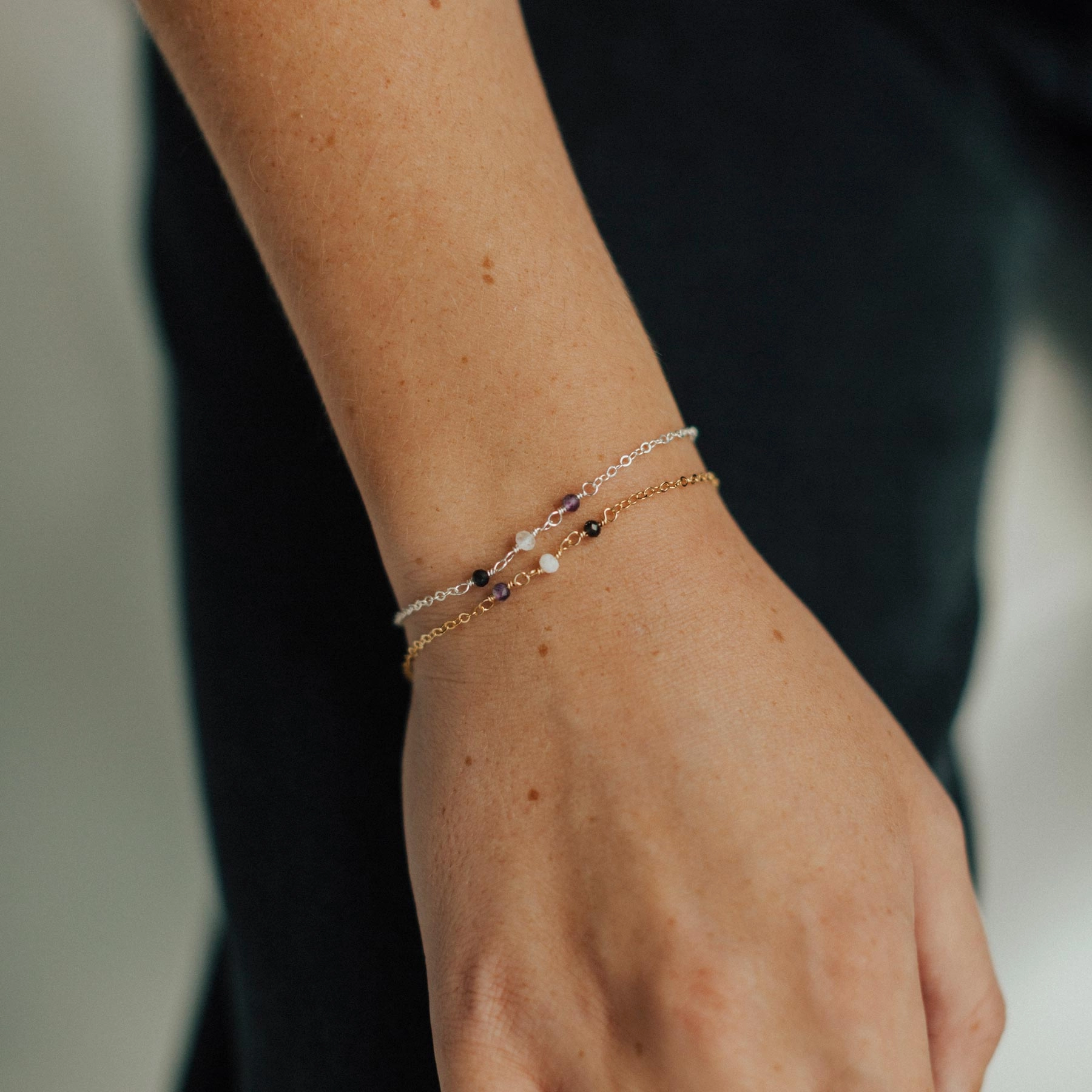 Contemporary Legacy Valuable Blends Asexual Pride Bracelet