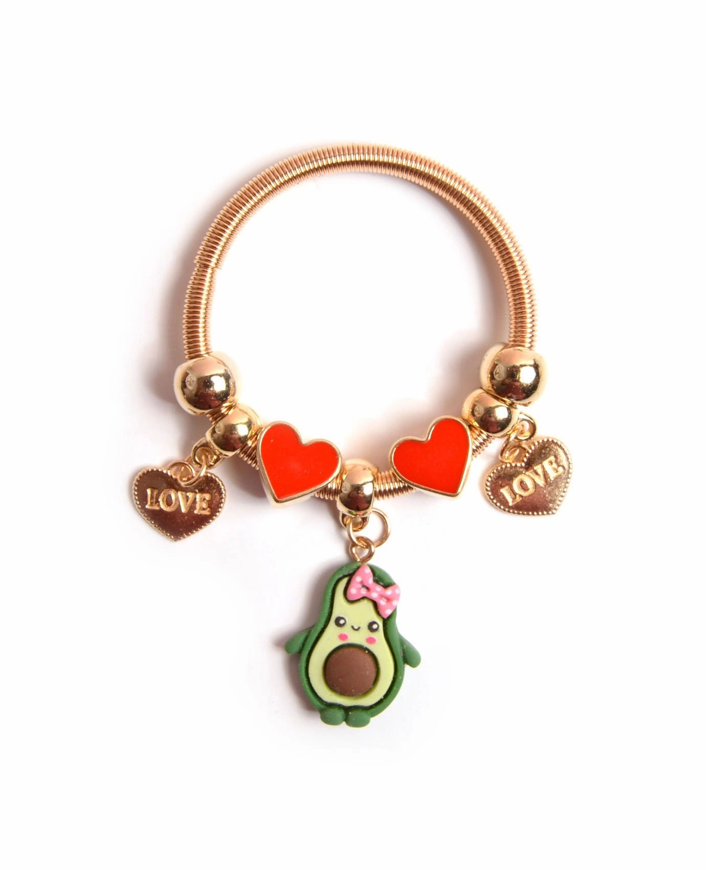 Balanced Composition Avocado Family Kids Bracelet