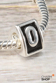 Letter O Block Bead Charm Timeless Favorite