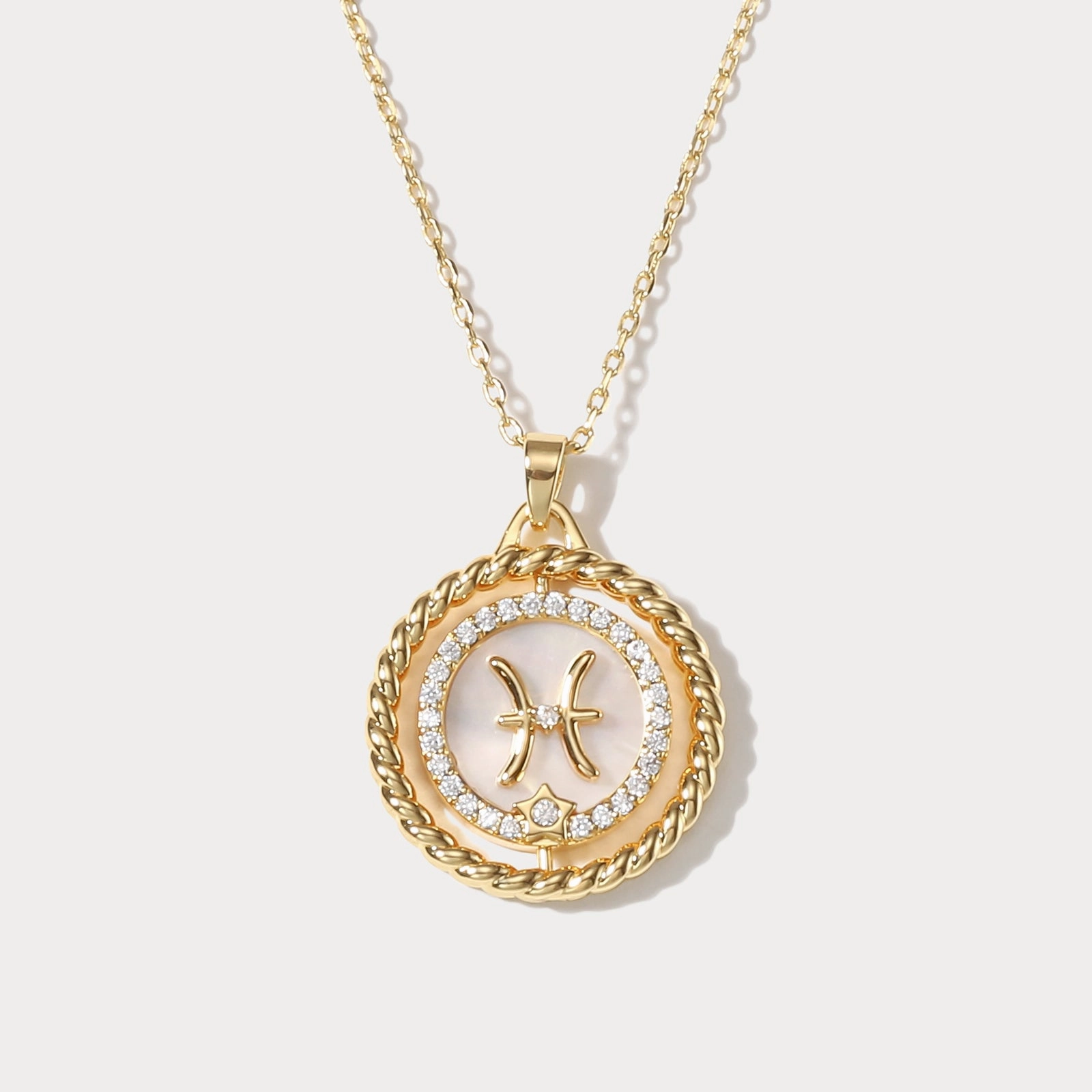 Pisces Galaxy Constellation Pendant Necklace Always Piece Premium Adornment