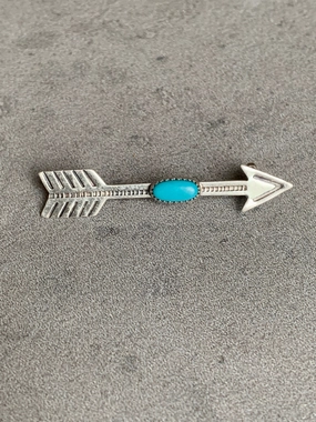 Weekend Piece Bell Trading Fred Harvey Era Sterling Arrow Pendant