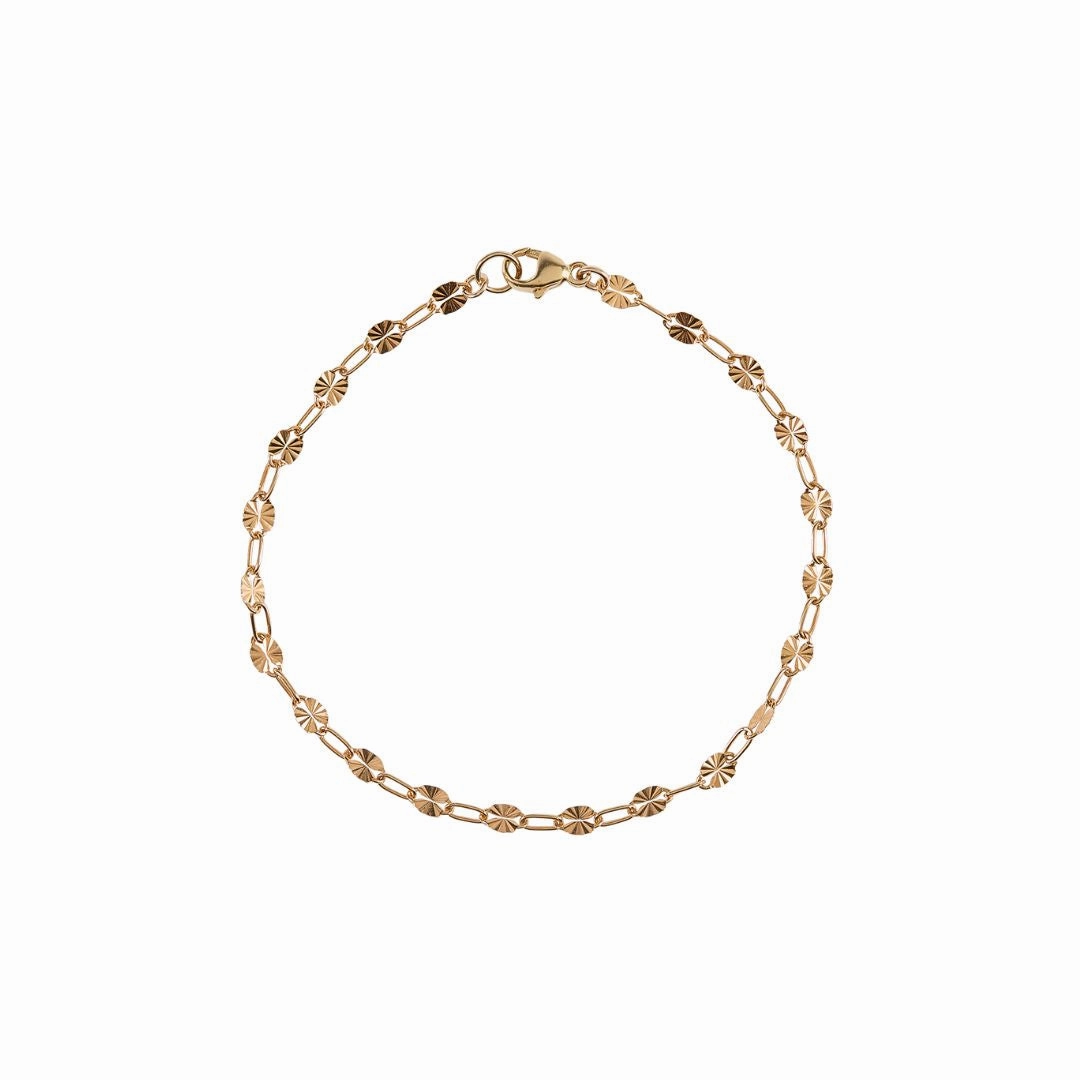 Dapped Paperclip Chain Bracelet Unbridled Amalgamation Meritorious Amalgamations