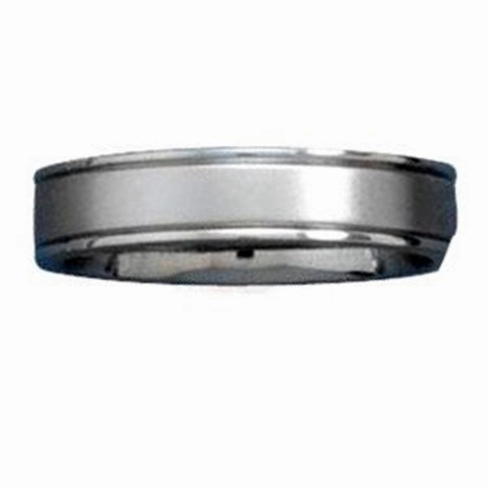 party accessory Industrial Made 316L Surgical Stainless Steel Brushed 5mm Band Ring