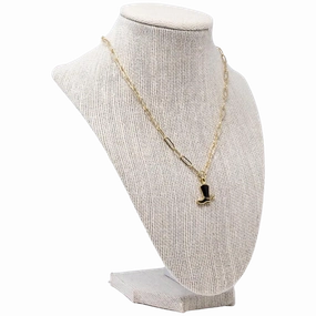 Black Cowboy Boot Necklace Classic Boy Fashionable Gift