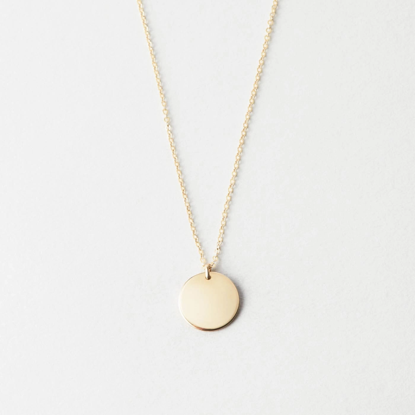 Blank Vollmond Necklace Urban Minimal Engagement Accent