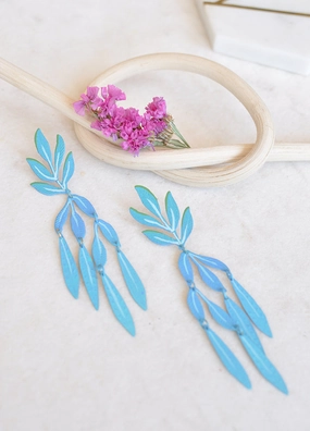 Blue Sea Forest Earrings Modern Must-Have