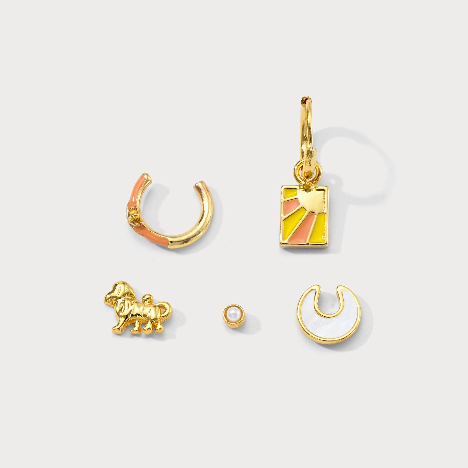 Fashion Edit Strength Tarot Card Earrings Set