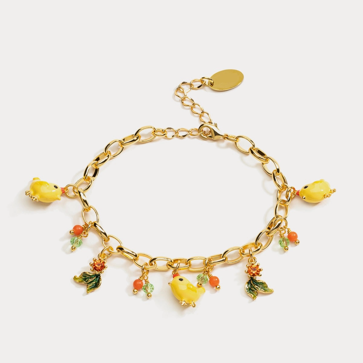 Precious Touch Bold Edge Rooster Zodiac Bracelet