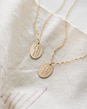 Contemporary Accent Three Graces Necklace