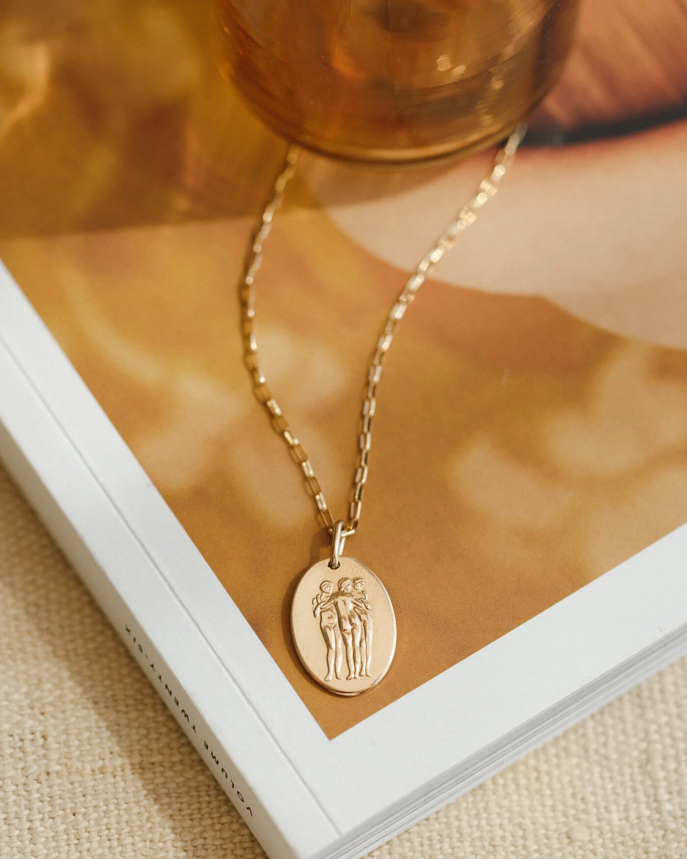 Three Graces Necklace Refined Charm