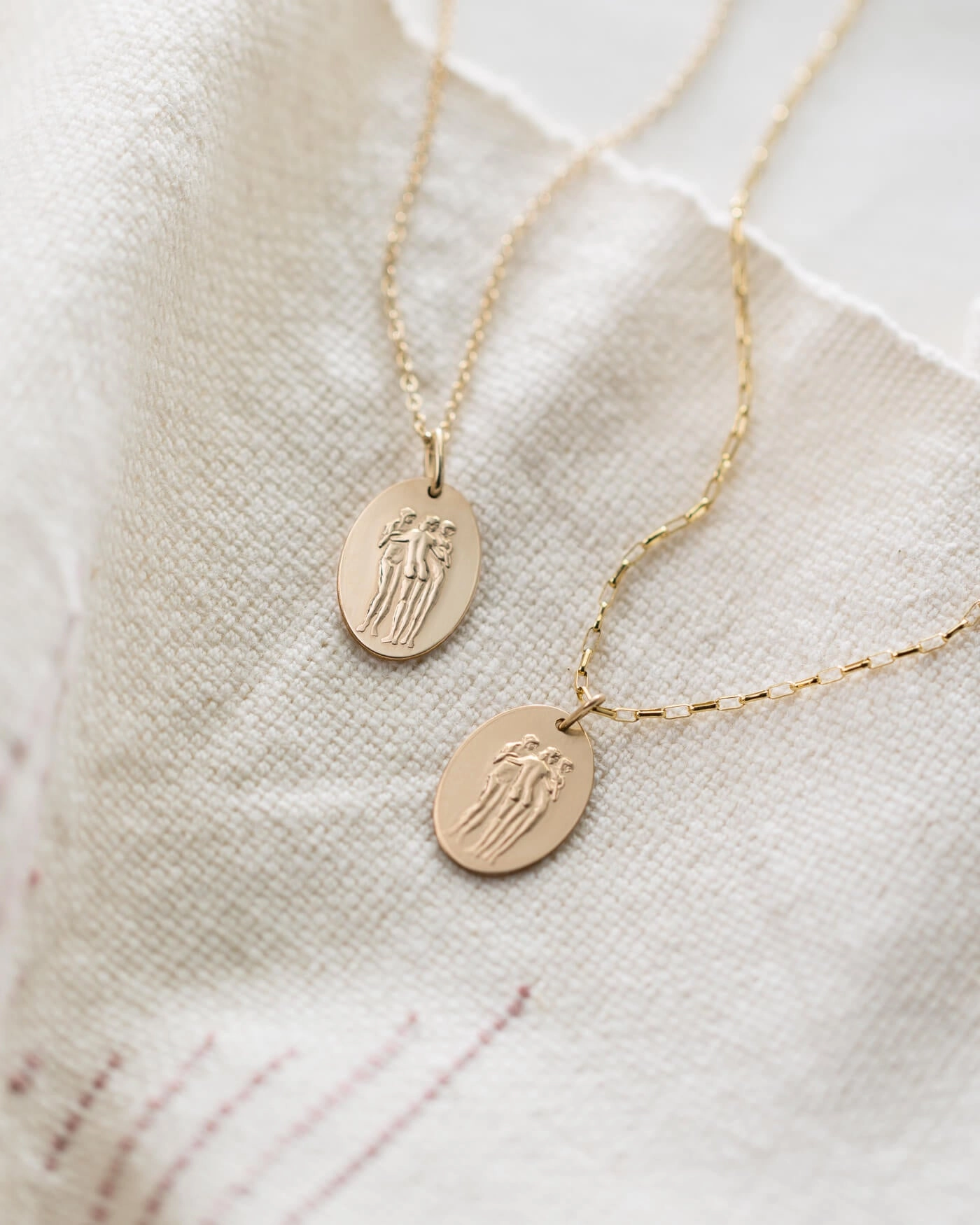 Contemporary Accent Three Graces Necklace