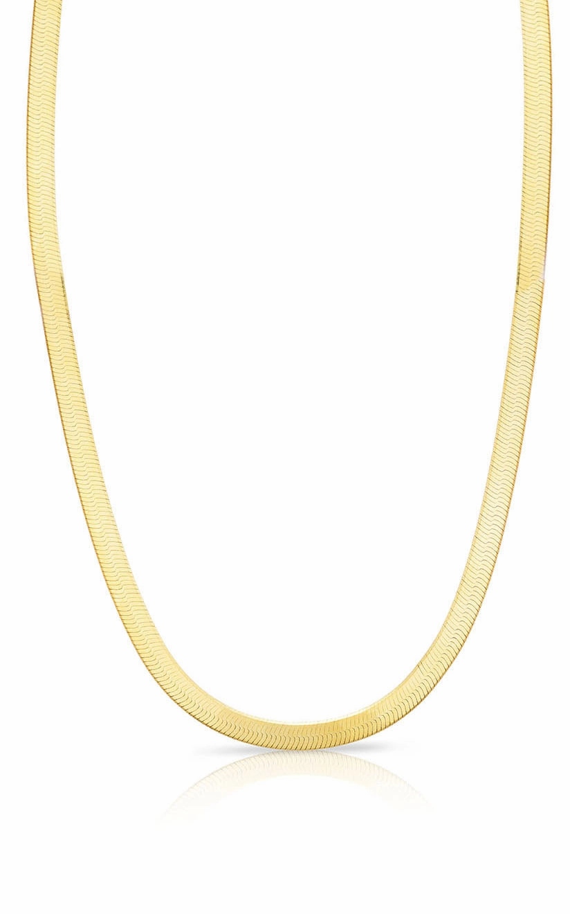 Herringbone Chain Necklace Individual Accessory Caring Present
