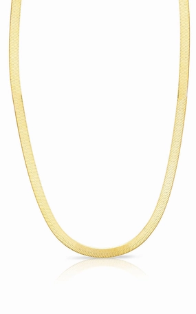 Herringbone Chain Necklace Individual Accessory Caring Present