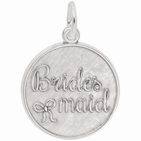 Bridesmaid Disc Charm Minimal Spark