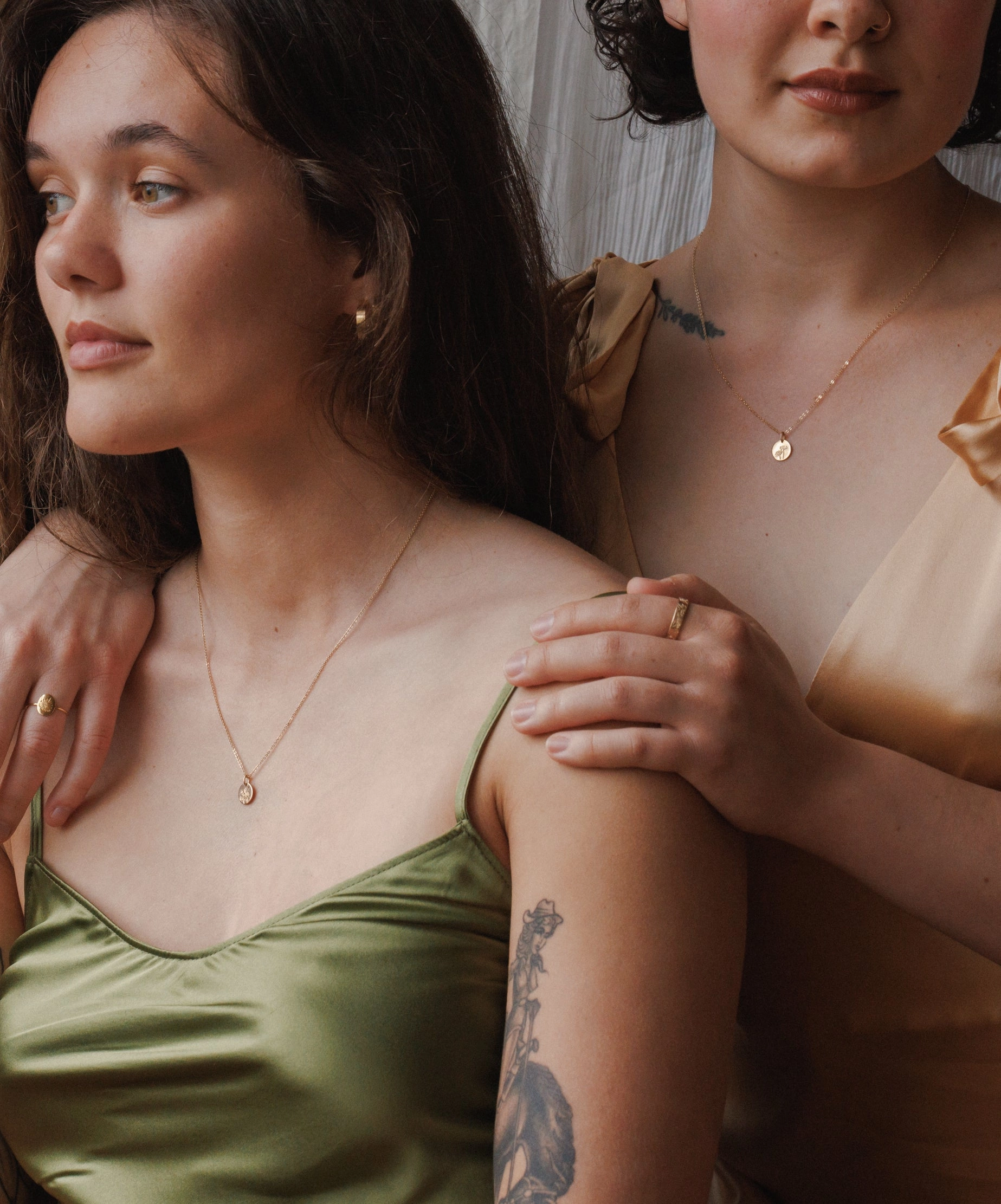 Bridesmaid Flora Necklace Set Gift worthy Handcrafted Style