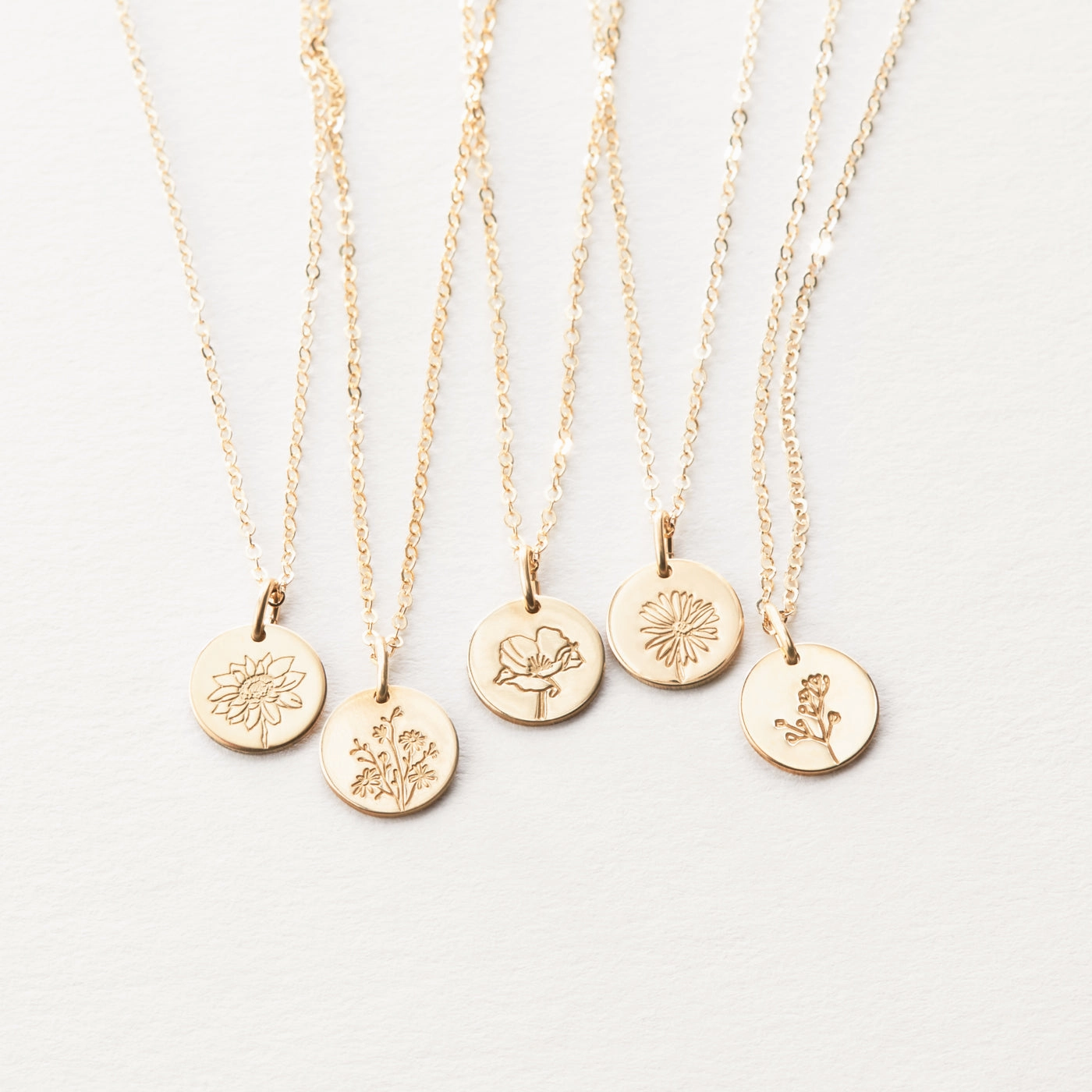 Bridesmaid Flora Necklace Set Unique Highlight Layered Combo