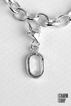 Letter O Dangle Charm Chic Silhouette Luxurious Style