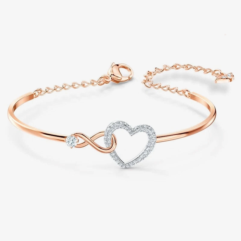 Current Custom Masterful Design Women's Infinite Heart Bracelet