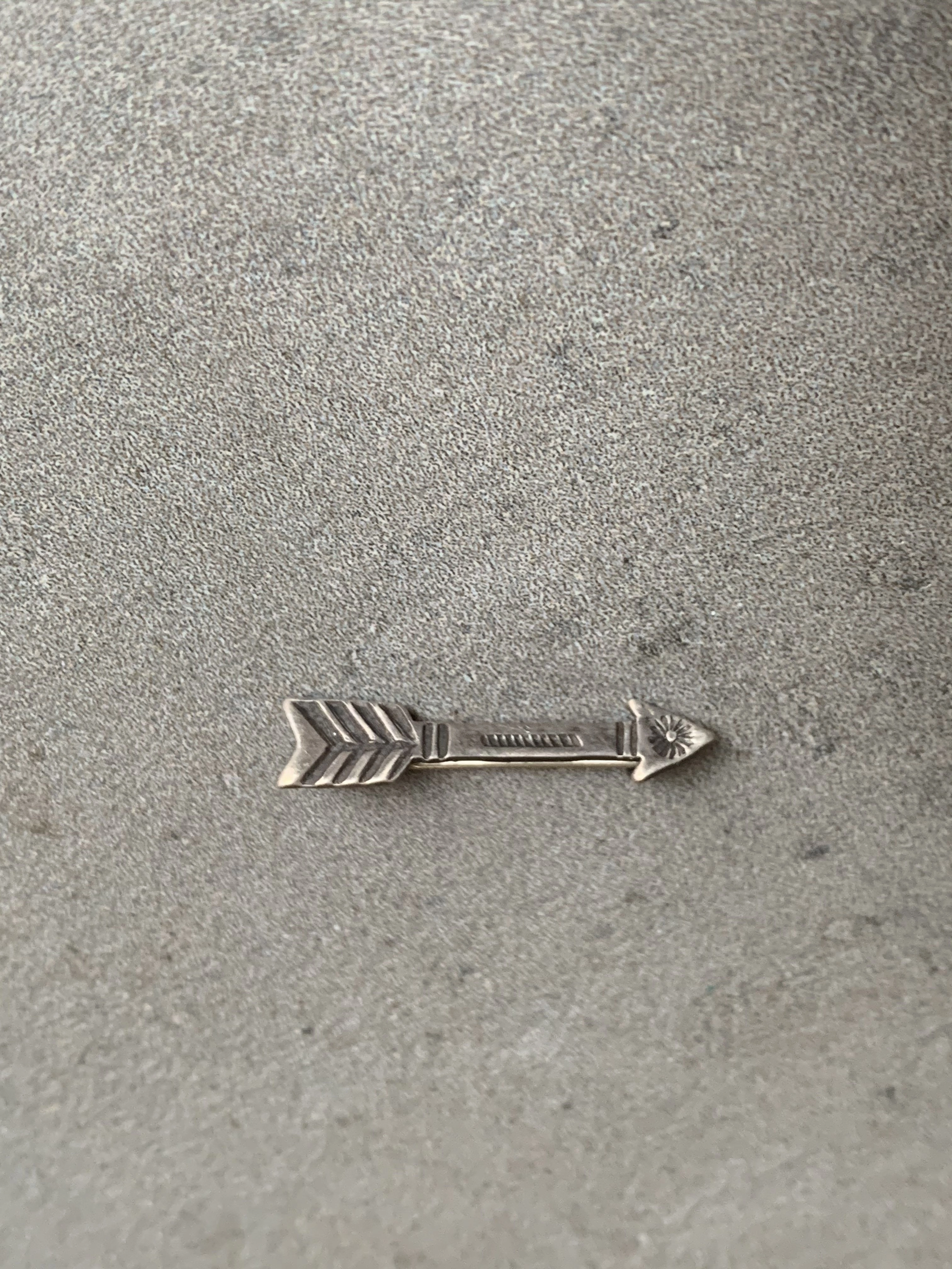 Office Ready Fred Harvey Era Sterling Arrow Pendant