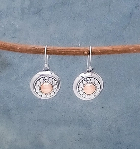 Birthday Surprise Sterling Earring With Gold Foil Overlay