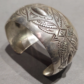 Vince Platero Navajo Sterling Silver Bracelet - Handmade Native American Timeless Treasures