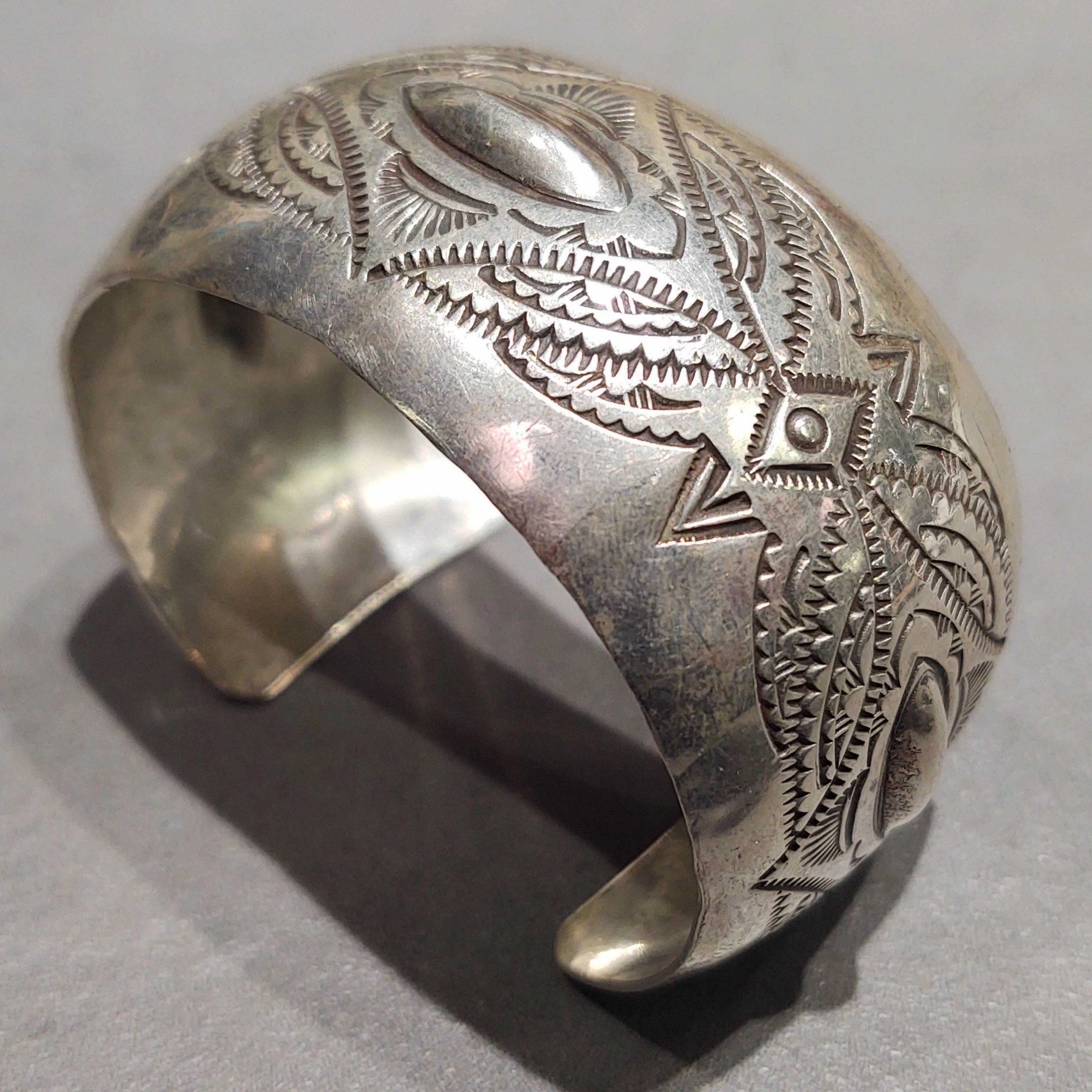 Vince Platero Navajo Sterling Silver Bracelet - Handmade Native American Timeless Treasures