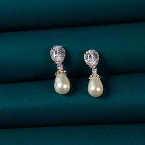 MInimella pearl pear earring Cultural Touch