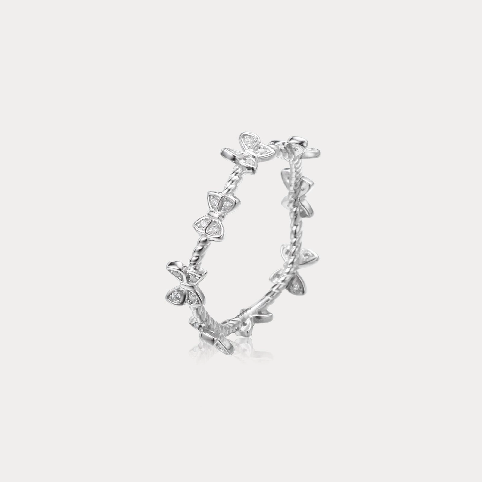 HighEnd Mark Butterfly Diamond Ring