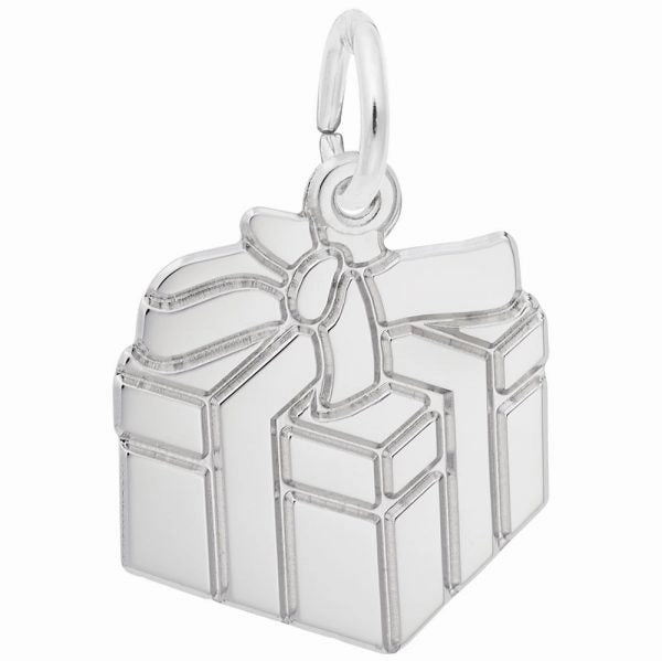 Minimal Radiance Expressive Style Gift Box Charm