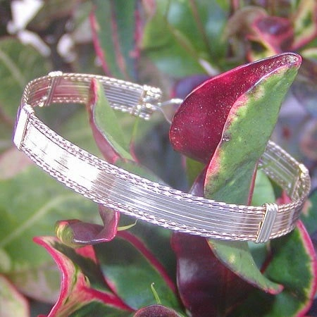 Entire Blends Planetary Acknowledgment Bold 14kt Gold Filled Wirewrapped Stackable Bracelet  TTSSSSSSTT