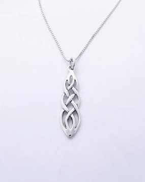 Celtic Knot Sterling Silver Pendant Everyday Highlight Formal Vibe