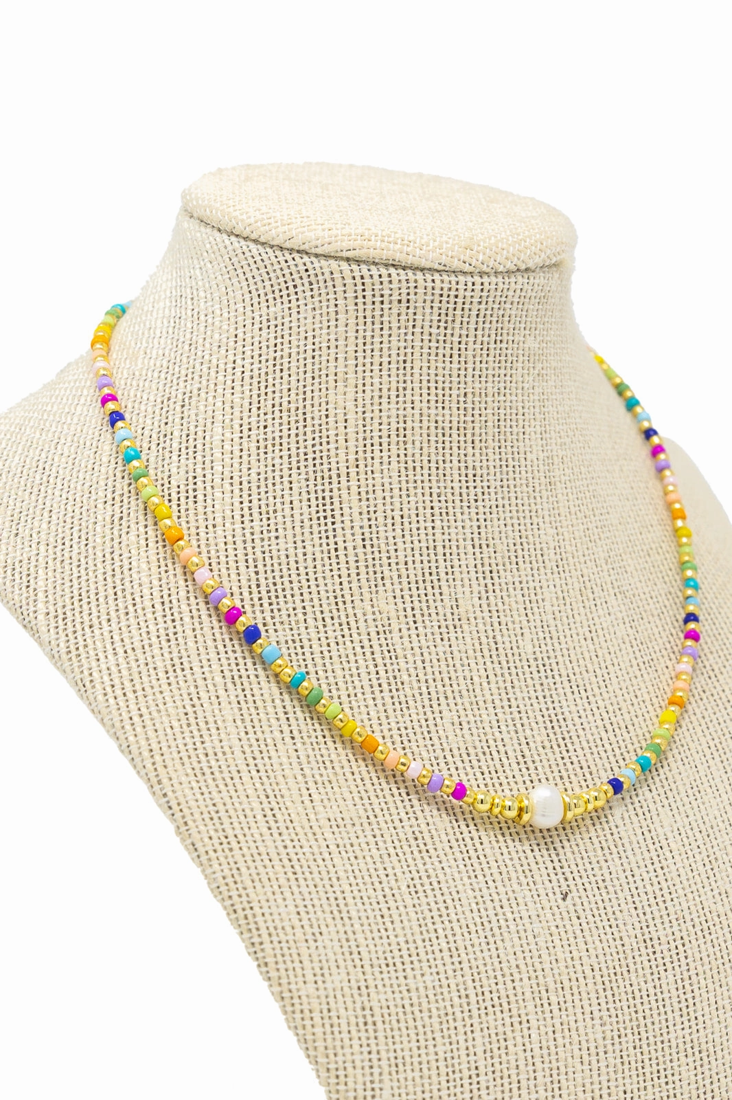 Lovely Item Aesthetic Adornment You Need To Calm Down Rainbow Pearl Necklace