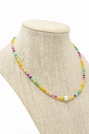 Lovely Item Aesthetic Adornment You Need To Calm Down Rainbow Pearl Necklace