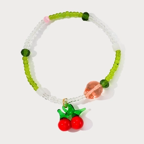 Admirable Combinations Cherry Bead Bracelet