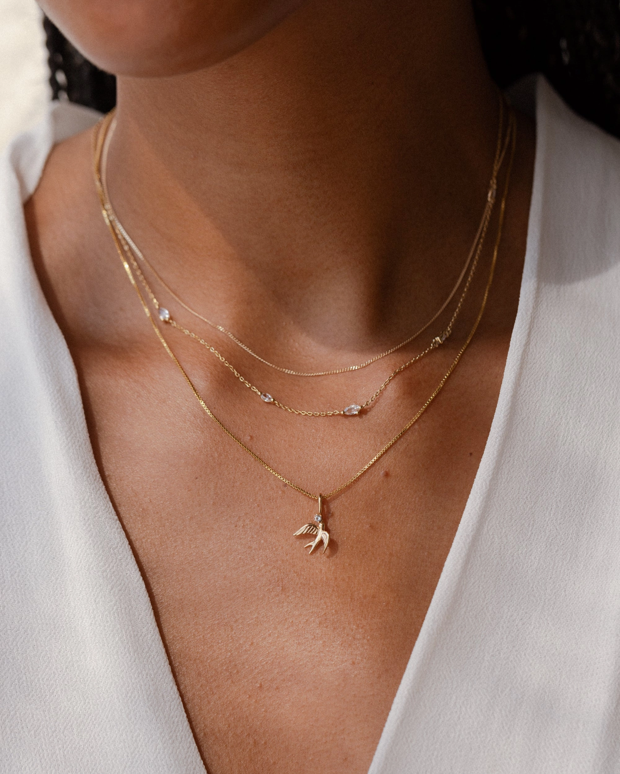 Refined Gifts Swallow Charm