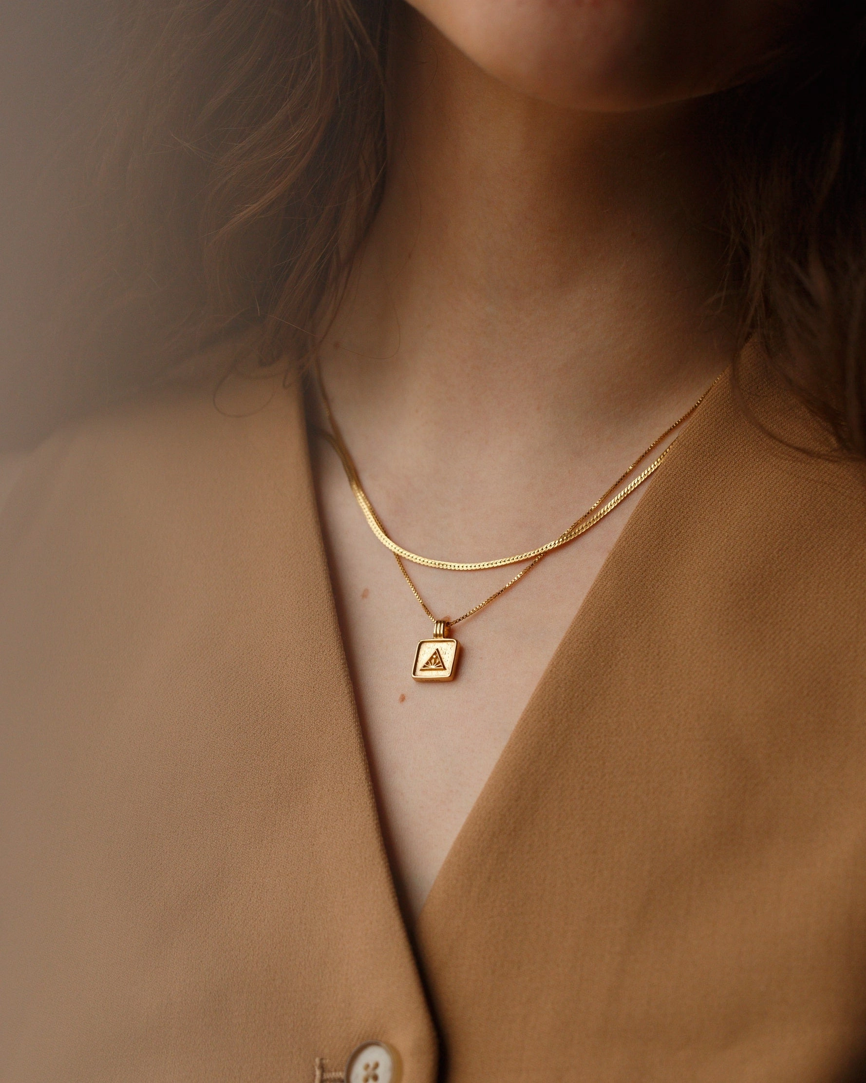 Artistic Detail Boho Mood Enneagram Type Seven Necklace