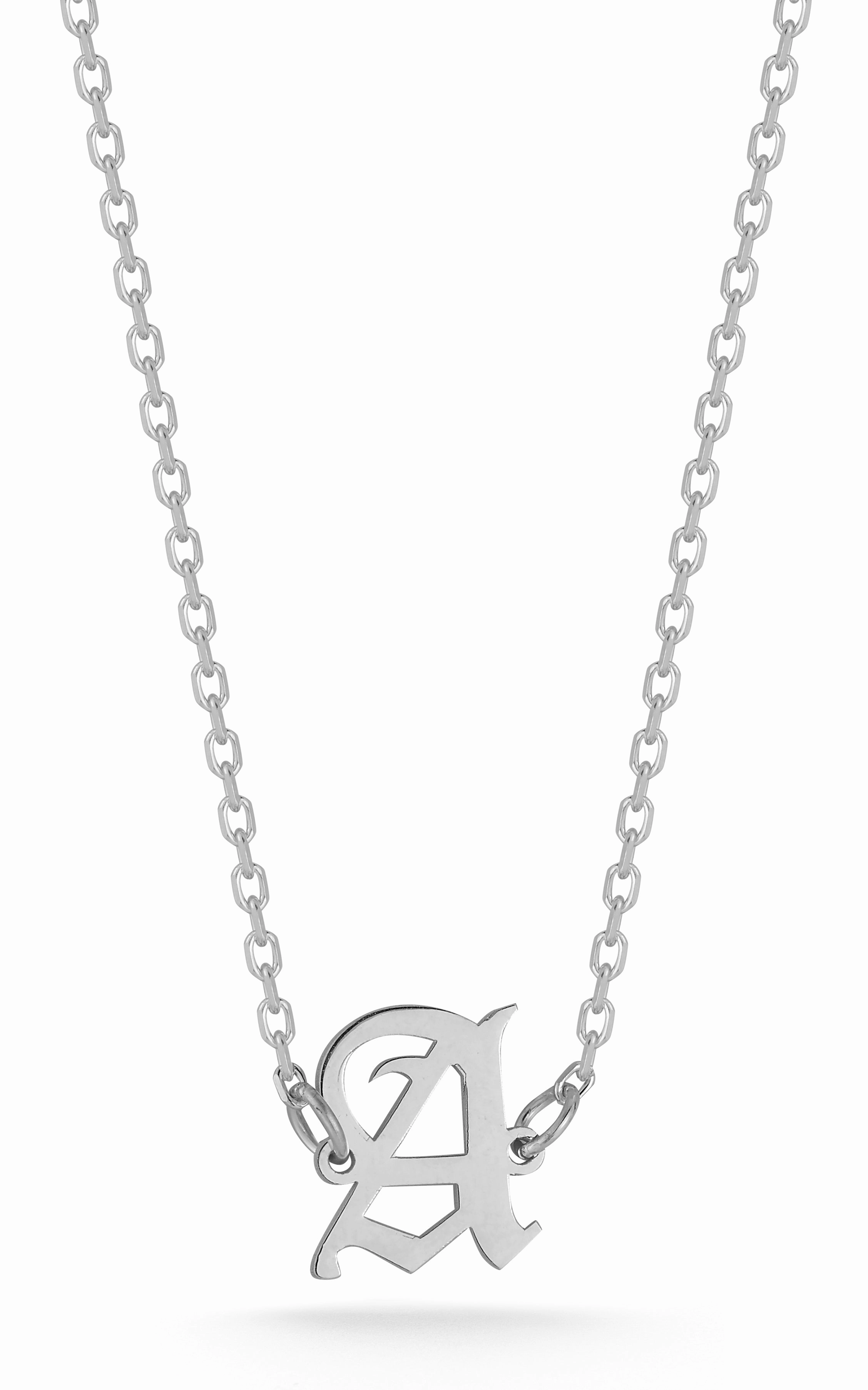 Business Woman Gothic Initial Choker