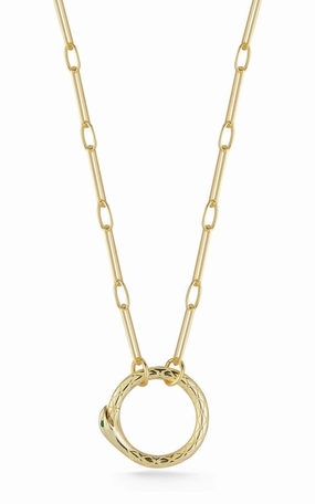 Business gift Work Present Snake Ring Necklace