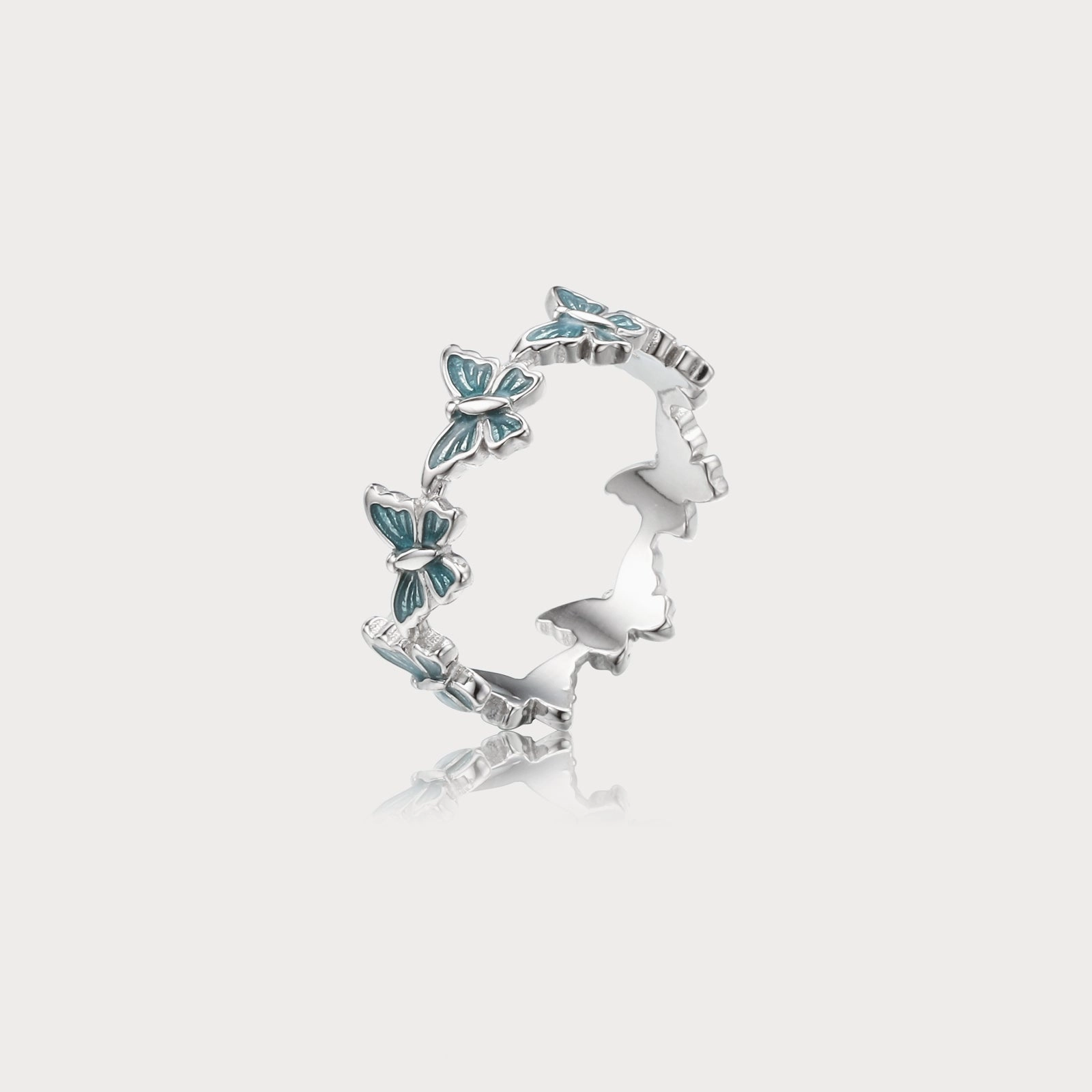Timeless Article Blue Butterfly Ring